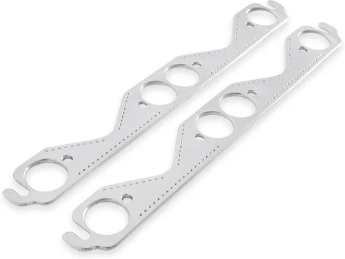 Vista 2 de Mr. Gasket - 7402G ALM Exh Juntas Sb Chev Rnd Lg