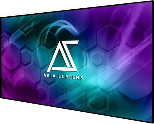 Akia Screens Pantalla de proyector de marco fijo sin bordes de 100 pulgadas, diagonal de 100 pulgadas, 16:9, 8K, 4K, Ultra HD, 3D, listo para