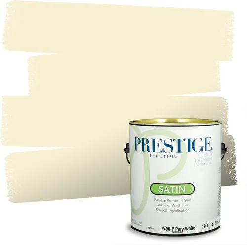 Vista 240 de PRESTIGE Pinturas de pintura exterior e imprimación en uno, 1 galón, plano, combinación comparable de Benjamin Moore* Pila de heno