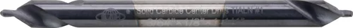 Vista 2 de Taladros centrales de carburo sólido de CME 5 piezas, tamaño No. 1, recubierto de TiAlN