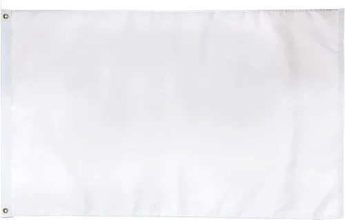 Vista 9 de Bandera negra sólida en blanco personalizable de 12 x 18 pulgadas, haz tu propia pancarta personalizada para decorar nailon resistente al aire