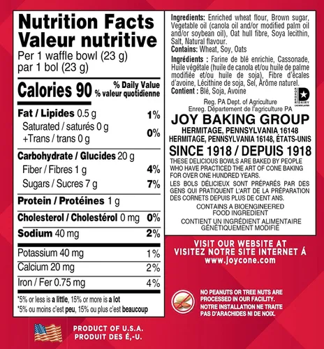 Vista 2 de Joy Cone Waffle Bowls, 10 ct