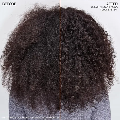 Vista 2 de Champú Redken All Soft Mega Curls para cabello extremadamente seco, rizado y encrespado - Nutre y suaviza el cabello severamente seco, sin sulfato