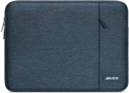 Vista 13 de MOSISO Funda vertical de poliéster con bolsillo para laptop de 15 pulgadas, para computadora MacBook Air 15 M4 A3241, M3 A3114 y M2 A2941 de 2025