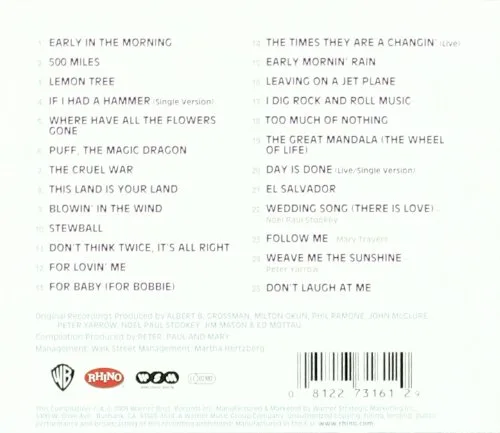 Vista 2 de The Very Best of Peter, Paul and Mary