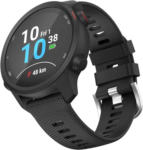 OVERSTEP Compatible con Garmin Venu 2 Plus, Venu SQ Band, correa de muñeca de 0.787 pulgadas, correa de silicona suave impermeable de liberación