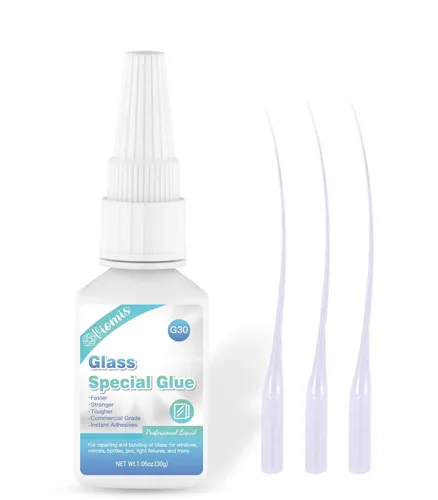 Vista 20 de 20g de pegamento cerámico, super pegamento cerámico instantáneo para reparación de porcelana y cerámica, secado rápido Resistente al calor