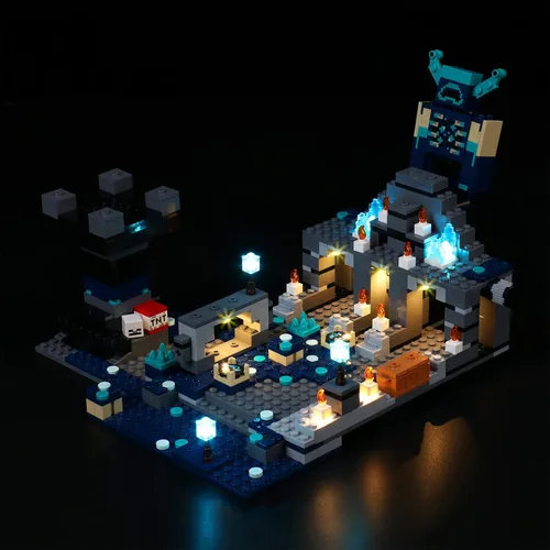 VONADO Kit de luces LED compatible con Lego Minecraft The Deep Dark Battle 21246 (sin modelo), kit de iluminación de construcción compatible con
