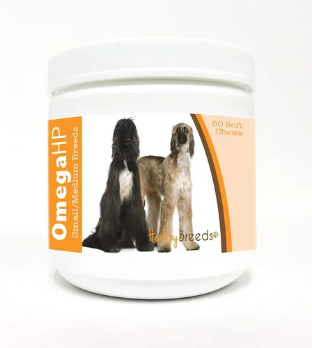Vista 98 de Healthy Breeds Affenpinscher Omega HP - Masticables suaves para piel y pelaje, 60