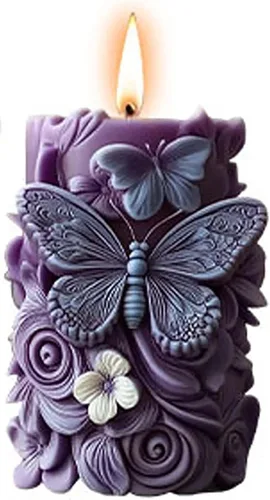 Vista 8 de Molde de Vela de Concha Molde de Cilindro de Concha Molde de Pez de Silicona Onda Espiral para Velas - Moldes de Fundición de Resina de Silicona