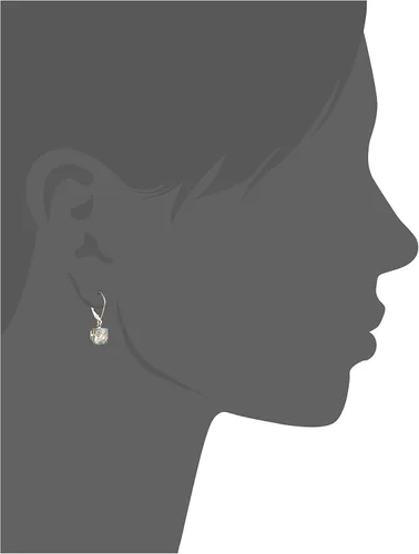 Vista 2 de Aretes de oro de 10 quilates con diseño de tablero de ajedrez, 8mm