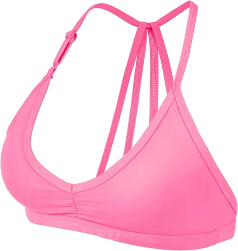 YEOREO Sujetadores deportivos de entrenamiento para mujer, con tirantes acolchados, espalda abierta, brasier de gimnasio Lorelie de impacto ligero