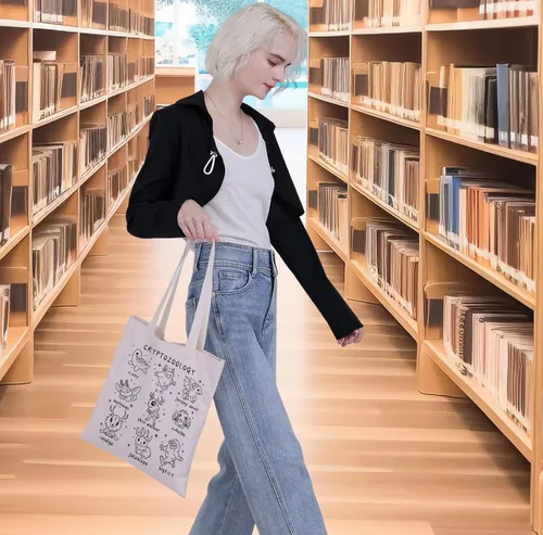 Vista 6 de G2TUP Cryptozoology Tote Bag Cryptids Lover Gift Cryptid Monster Merch