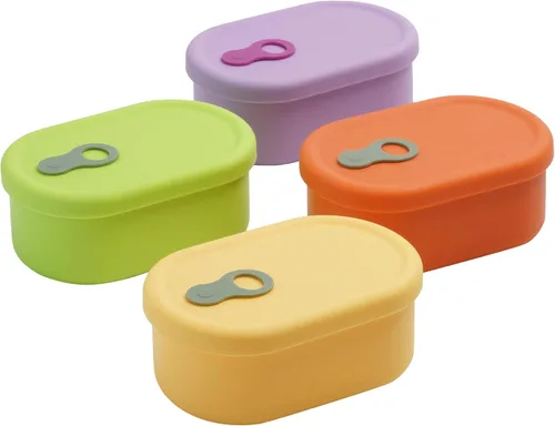 Vista 18 de Recipiente hermético de silicona prémium hecho en Corea con ventilación de vapor, sin BPA, a prueba de fugas, apto para microondas y congelador