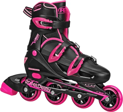 Vista 14 de Roller Derby V-Tech 500 Adjustable Performance Inline Skates for Men, Women, Kids, Teens