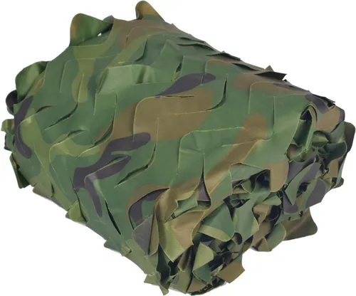 Vista 5 de GRVCN - Red de camuflaje en rollo a granel, malla de sombrilla para caza, tiro a ciegas, temática militar, decoraciones de fiesta