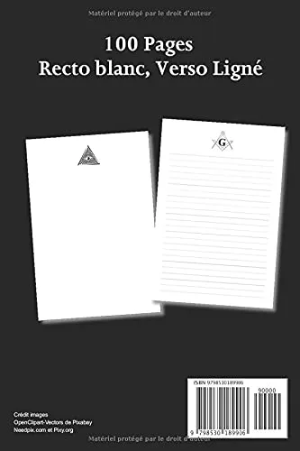 Vista 2 de Mon Carnet d'études Maçonnique 30e Degré - Rite Écossais Ancien et Accepté - REAA (French Edition)