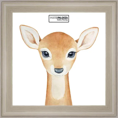 Vista 4 de Poster Palooza 5x5 Inch Contemporary Silver Complete Wood Square Picture Frame with UV Acrylic Plexiglass, Foam Board Backing & Hardware Included