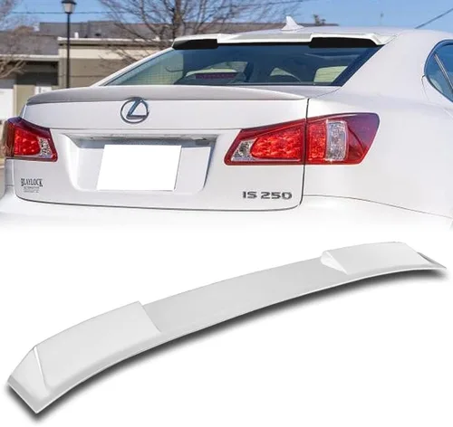 Vista 6 de Q1-TECH - Alerón de techo para ventana trasera compatible con Lexus IS250 / IS350 / is-F ISF Sedan 2006-2013, solo para ventana trasera de ABS
