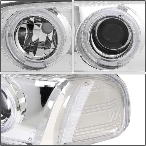 Vista 2 de DNA Motoring HL-HPL-GMCD004P-CH-CL1 Conjunto de faro delantero lado del pasajero)