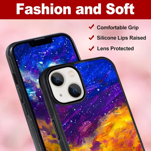 Vista 7 de Weewooday - 6 piezas de fundas para teléfono de sublimación en blanco imprimibles DIY, antideslizantes, a prueba de golpes, personalizadas