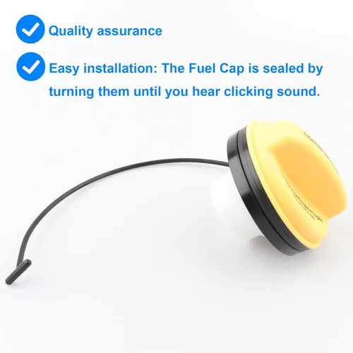 Vista 3 de Tapa de combustible E85 Reemplazo de tapa de gasolina GT347, 20962524 compatible con Cadillac Chevy GMC - Avalanche Silverado Sierra 1500 2012-2013