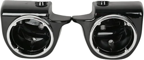 Green-L - Rejilla inferior ventilada para piernas con altavoces de 6.5" para Harley Touring Road King Street Glide Electra Glide Ultra Modelos antes