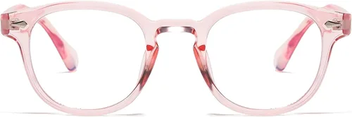 Vista 13 de AIEYEZO Retro Computer Blue Light Blocking Glasses for Men Women Fashion Round Computer Gaming Glasses