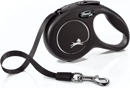 Vista 26 de FLEXI Correa Retráctil New Classic Cord para Perros Extra Pequeños de hasta 18 libras – 10 pies, Negro Correa para Caminar Mascotas Sin Enredos