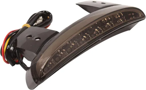 Vista 7 de ANKIA Guardabarros Trasero Cortado para Motocicleta con Borde LED, Placa de Matrícula de Freno, Luz Trasera, Luz de Parada, Luz de Funcionamiento