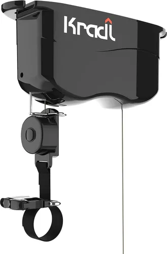 Vista 9 de Kradl - Soporte de techo para bicicleta con elevador y estante. Sistema de elevación para bicicletas sin electricidad, cuerdas o poleas incómodas.