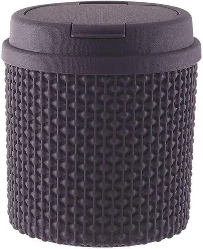 Botes de basura, cubo de basura de oficina, mini cubo de basura de escritorio de mesita de noche, cubo de almacenamiento de luz de plástico, cestas