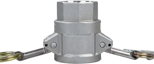 Vista 3 de 2 piezas de aluminio Camlock (1 pulgada D) accesorios de manguera de leva y ranura, accesorios de bloqueo de leva, acoplador hembra x rosca NPT