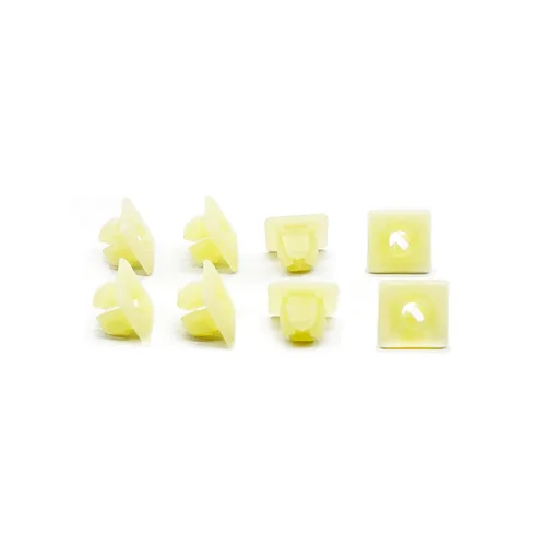 Vista 24 de BoltsandNuts Paquete de 4 tuercas para matrícula, tuercas de retención de nailon de 1/4 pulgadas para automóviles, camiones, SUV Insertos de tuerca