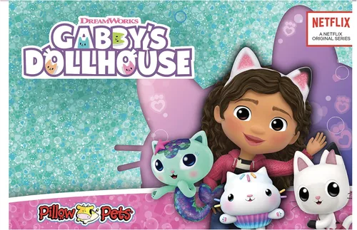 Vista 4 de Pillow Pets Pandy Paws - Peluche de animales de peluche, 16 pulgadas, NBCUniversal Gabby's Dollhouse Toy