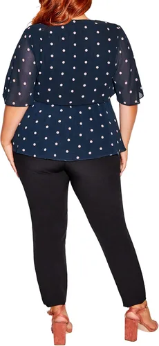 Vista 2 de City Chic Women's Apparel Top Eloise para mujer de talla grande