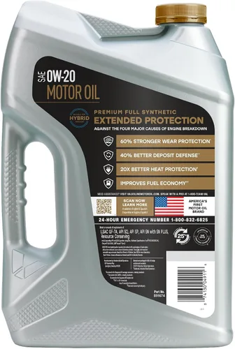 Vista 104 de Valvoline Advanced - Aceite de motor, SAE totalmente sintético