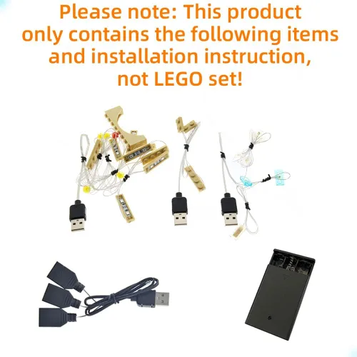 Vista 3 de GEAMENT Kit de luces LED compatible con LEGO Mos Eisley Cantina - Juego de iluminación para modelo de construcción 75290