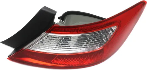 Vista 4 de Evan Fischer Lente de luz trasera y carcasa compatibles con Honda Civic Coupe 2006-2008 lado del pasajero