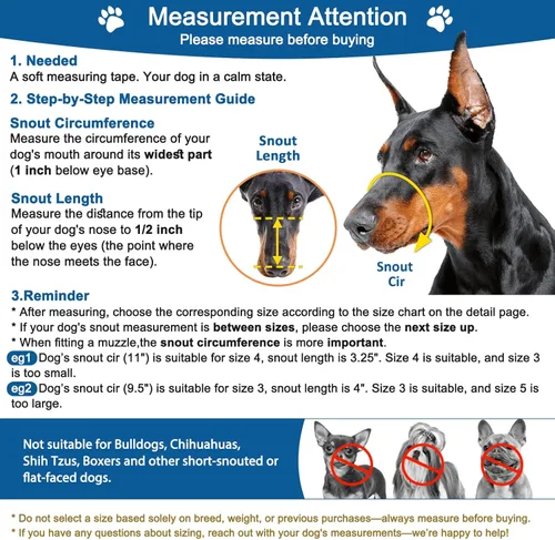 Vista 2 de BARKLESS Bozal para perro, bozal de cesta antimordeduras, resistente y ligera, cubierta de boca de jaula para perros pequeños, medianos y grandes