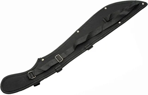 Vista 7 de Szco Supplies - Machete de sierra curvo de espiga completa de 21 pulgadas con mango envuelto en cable, hoja de acero inoxidable 420 y funda