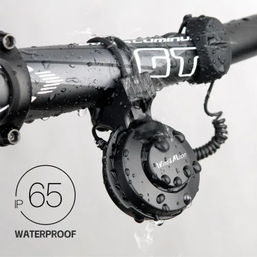 Vista 7 de Bocina de bicicleta electrónica de 120 db para ciclismo, cuerno de bicicleta eléctrica, 4 modos de sonido con batería recargable, impermeable