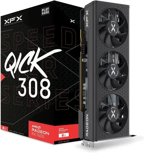 Vista 10 de XFX Radeon RX 7900XT Tarjeta gráfica para juegos con 20 GB GDDR6, AMD RDNA 3 RX-79TMBABF9
