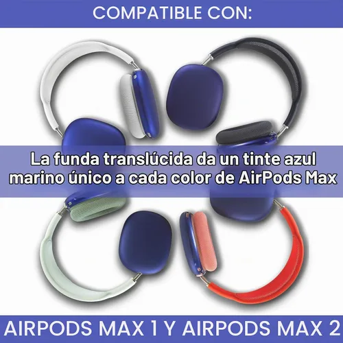 Vista 3 de Sonix Funda Protectora para Auriculares AirPods Max Lazos Azules