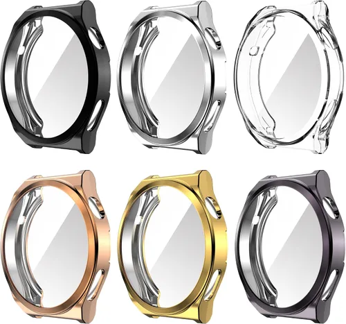 FitTurn Compatible con Huawei Watch GT3 Pro de 1.811 in 1.693 in TPU suave resistente a los arañazos, carcasa protectora para Huawei Watch GT3 Pro