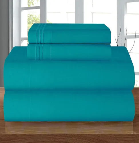 Vista 21 de Elegant Comfort - Juego de sábanas de microfibra de 1500 hilos de calidad hotelera prémium de 4 piezas - Resistente a arrugas, sábana bajera