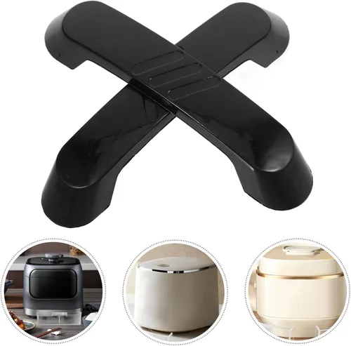 Vista 5 de 2 piezas de mango de tapa de olla de repuesto fácil de instalar para olla arrocera, diseño elegante para decoración moderna de cocina, cómodo