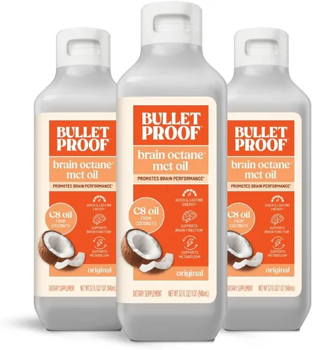 Vista 11 de Bulletproof Aceite de octano cerebral - 16 onzas - destilado de 100 por ciento de aceite de coco puro. Inodoro, insípido y fácil de agregar