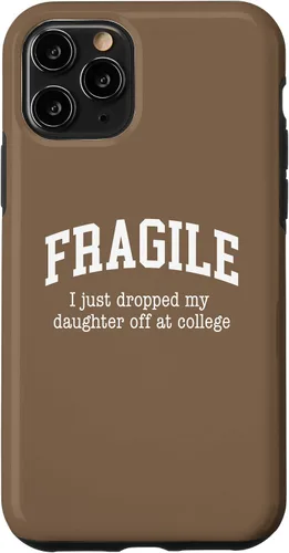 Vista 27 de Frágil - Carcasa para iPhone 16 con texto en inglés "I Just Ddrops My Daughter Off at College Parents