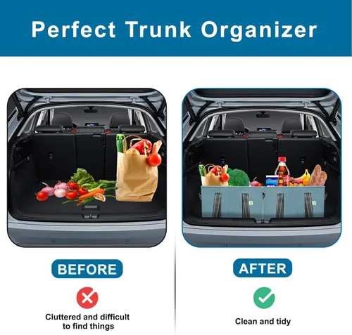 Vista 8 de VENO Paquete de 2 bolsas reutilizables de 8 galones, bolsas de compras extra grandes para comestibles, bolsa utilitaria con asas y parte inferior